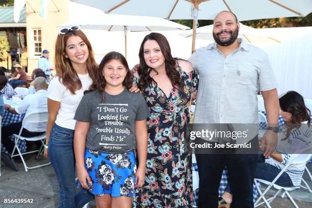 Nichole Bloom, Mackenzie Hancsicsak, Lauren Ash, and Colton Dunn attend "Beyond Hunger: West Meets East" brought to you by NBC Universal and Heifer...