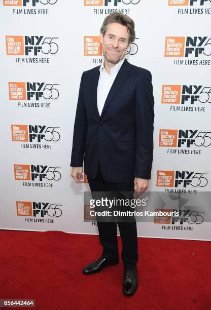 Willem Dafoe attends The 55th New York Film Festival - "The Florida Project" at Alice Tully Hall on October 1, 2017 in New York City.