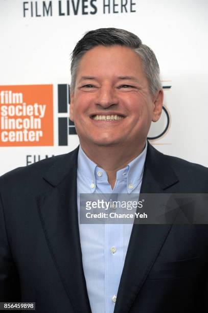 Ted Sarandos attends "Meyerowitz Stories" screening during the 55th New York Film Festival at Alice Tully Hall on October 1, 2017 in New York City.