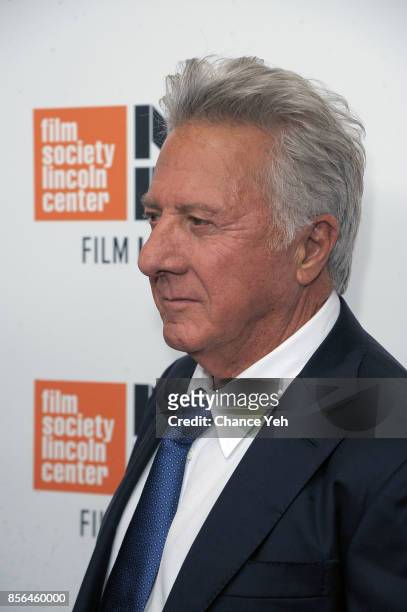 Dustin Hoffman attends "Meyerowitz Stories" screening during the 55th New York Film Festival at Alice Tully Hall on October 1, 2017 in New York City.