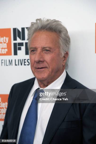 Dustin Hoffman attends "Meyerowitz Stories" screening during the 55th New York Film Festival at Alice Tully Hall on October 1, 2017 in New York City.