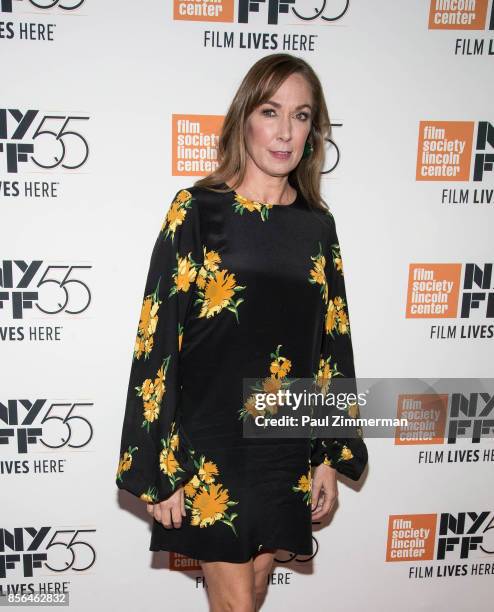 Elizabeth Marvel attends the 55th New York Film Festival - "Meyerowitz Stories" at Alice Tully Hall on October 1, 2017 in New York City.