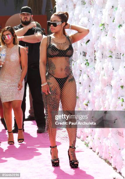 Reality TV Personality / Model Blac Chyna attends the 3rd annual Amber Rose SlutWalk on October 1, 2017 in Los Angeles, California.
