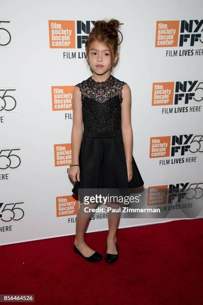 Valeria Cotto attends the 55th New York Film Festival - "The Florida Project" at Alice Tully Hall on October 1, 2017 in New York City.