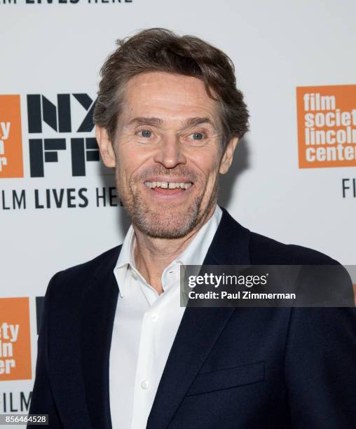 Willem Dafoe attends the 55th New York Film Festival - "The Florida Project" at Alice Tully Hall on October 1, 2017 in New York City.