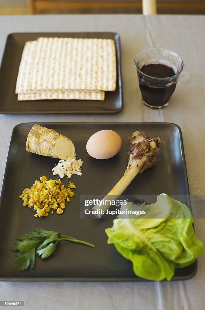 Seder Ritual Seder Ritual Foods High-Res Stock Photo - Getty Images