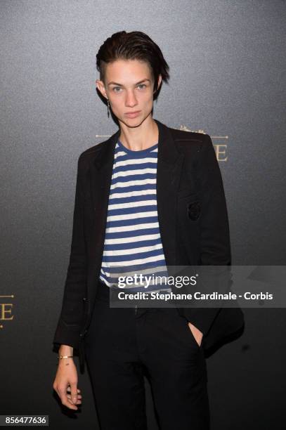 Agathe Mougin attends Vogue Party as part of the Paris Fashion Week Womenswear Spring/Summer 2018 at on October 1, 2017 in Paris, France.