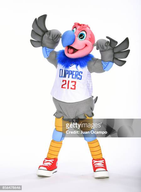 Chuck the Condor poses for a portrait during the 2017-18 NBA Media Day at the Los Angeles Clippers Training Center on September 25, 2017 in Playa...