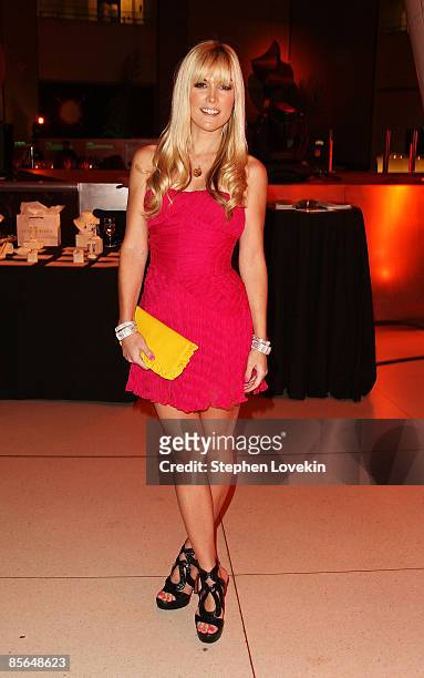 Socialite Tinsley Mortimer attends the 2009 American Museum of Natural History's Museum dance at the American Museum of Natural History March 26,...