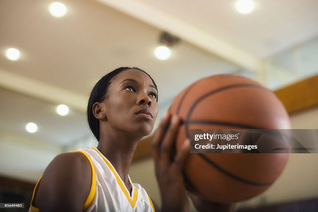 Woman basketball player