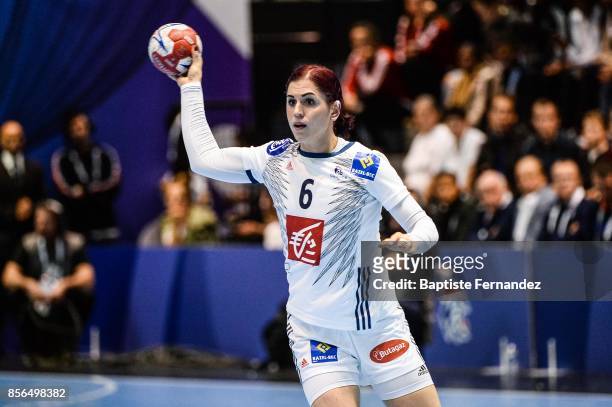 Tamara Horacek of France during the handball women's international friendly match between France and Brazil on October 1, 2017 in Tremblay-en-France,...