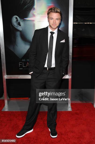 Actor Brett Davern attends the premiere of "Flatliners" at The Theatre at Ace Hotel on September 27, 2017 in Los Angeles, California.