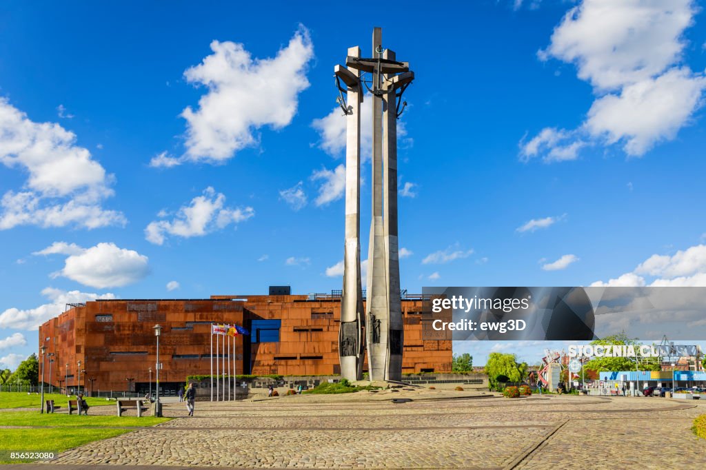 Denkmal für die gefallenen Werftarbeiter in Danzig, Polen