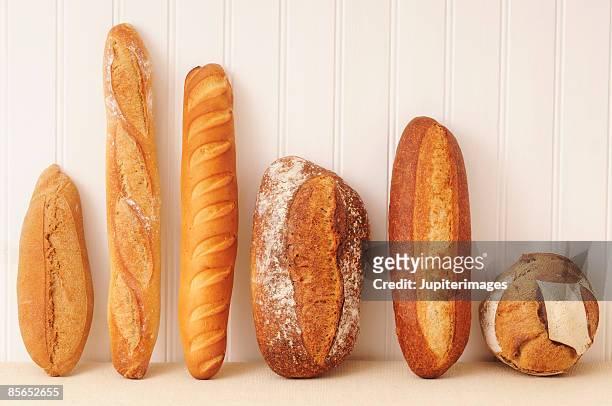 assortment of breads - bread stock pictures, royalty-free photos & images