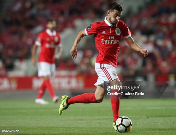 Benfica forward Pizzi from Portugal in action during the Primeira Liga match between SL Benfica and Portimonense SC at Estadio da Luz on September 8,...