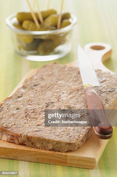 country style pate meat - pate stock pictures, royalty-free photos & images