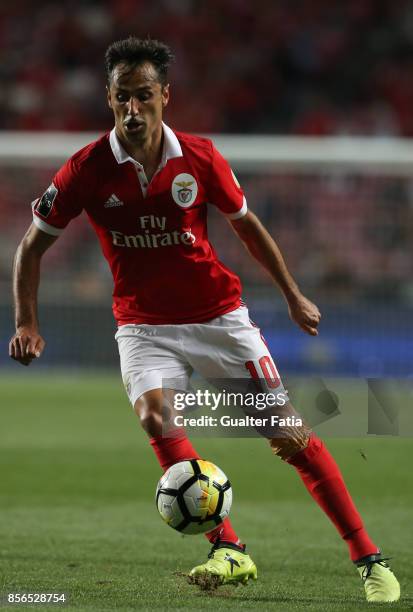 Benfica forward Jonas from Brazil in action during the Primeira Liga match between SL Benfica and Portimonense SC at Estadio da Luz on September 8,...