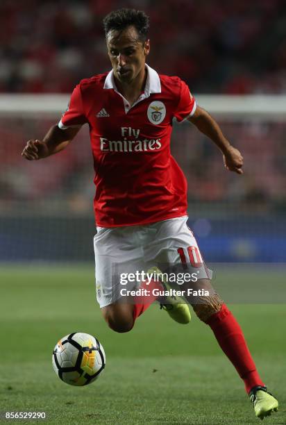 Benfica forward Jonas from Brazil in action during the Primeira Liga match between SL Benfica and Portimonense SC at Estadio da Luz on September 8,...