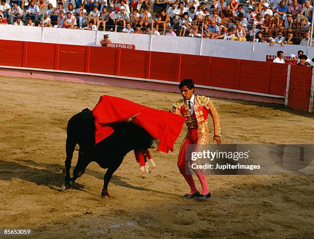 bullfight , spain - bullfighter stock-fotos und bilder