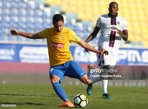 Estoril Praia midfielder Eduardo Teixeira from Brazil in action during the Primeira Liga match between GD Estoril Praia and GD Chaves at Estadio...