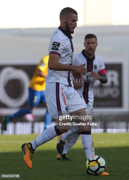 Chaves defender Domingos Duarte from Portugal in action during the Primeira Liga match between GD Estoril Praia and GD Chaves at Estadio Antonio...