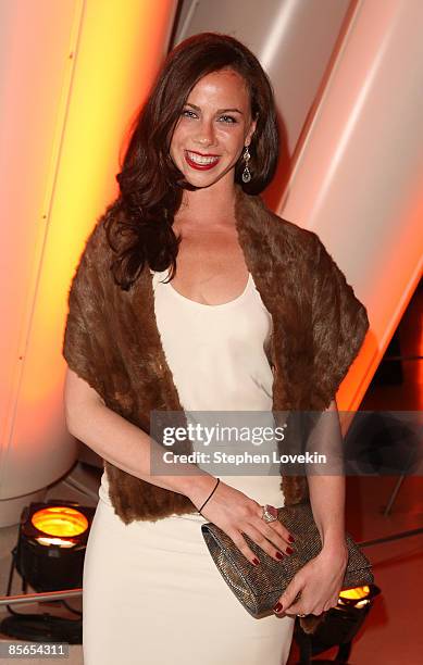 Daughter of former President George W. Bush Barbara Bush attends the 2009 American Museum of Natural History's Museum dance at the American Museum of...