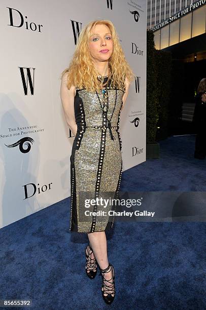 Musician Courtney Love attends the opening celebration of The Annenberg Space for Photography on March 26, 2009 in Los Angeles, California.