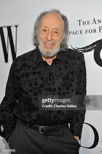 Photographer Herman Leonard attends the opening celebration of The Annenberg Space for Photography on March 26, 2009 in Los Angeles, California.