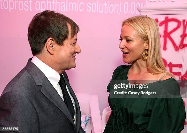 Photographer Matthew Rolston and singer Jewel attend the Launch Party for LATISSE on March 26, 2009 in Los Angeles, California.