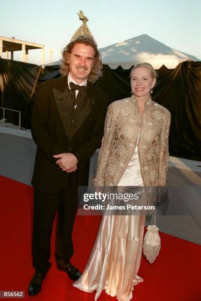 Los Angeles, CA. Billy Connolly and his wife at the Dorothy Chandler Pavilion for the opening night of the Los Angeles Opera, "Samson et Dalila."...