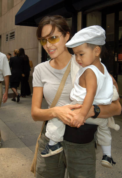 Angelia Jolie and Baby Sighting in New York City
