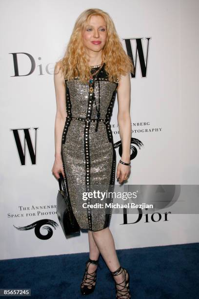 Courtney Love arrives at the opening of The Annenberg Space For Photography on March 26, 2009 in Los Angeles, California.