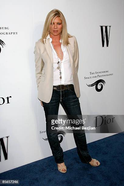 Actress Peta Wilson arrives at the opening of The Annenberg Space For Photography on March 26, 2009 in Los Angeles, California.