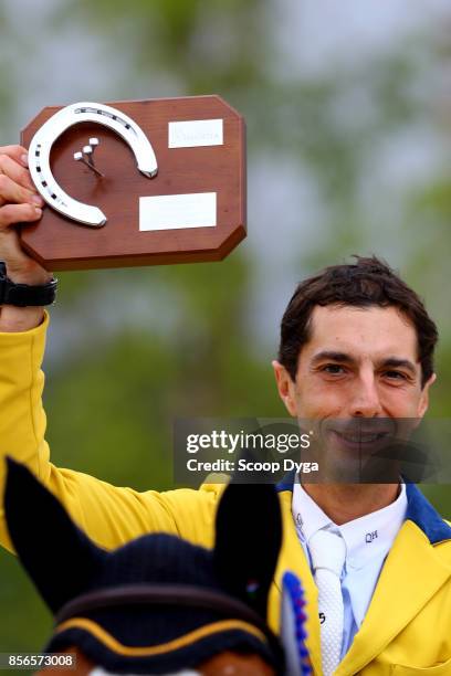 Yuri MANSUR of Brazil during the Longines FEI Nations Cup Jumping Final at CSIO5 on October 1, 2017 in Barcelona, Spain.