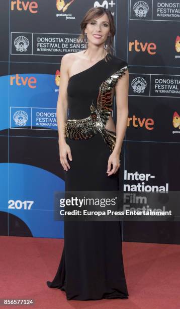 Barbara Goenaga attends the red carpet of the closure gala during 65th San Sebastian Film Festival at Kursaal on September 30, 2017 in San Sebastian,...
