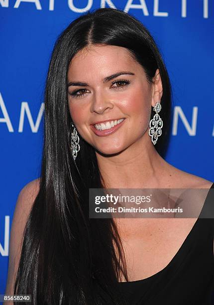 Katie Lee Joel attends the 2009 American Museum of Natural History's Museum dance at the American Museum of Natural History on March 26, 2009 in New...