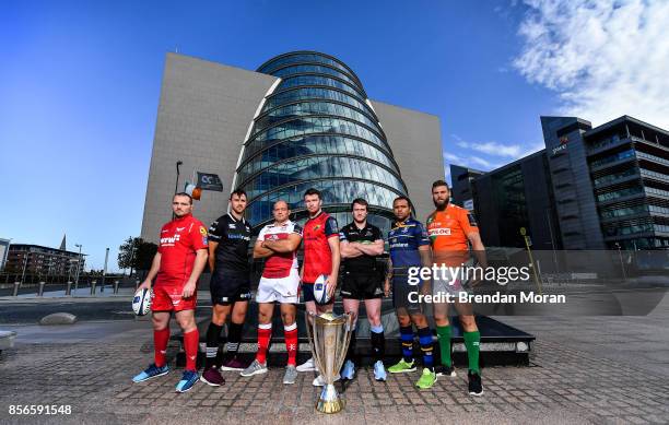 Dublin , Ireland - 2 October 2017; In attendance at the European Rugby Champions Cup and Challenge Cup 2017/18 season launch for PRO14 clubs at the...