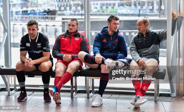 Dublin , Ireland - 2 October 2017; In attendance at the European Rugby Champions Cup and Challenge Cup 2017/18 season launch for PRO14 clubs at the...