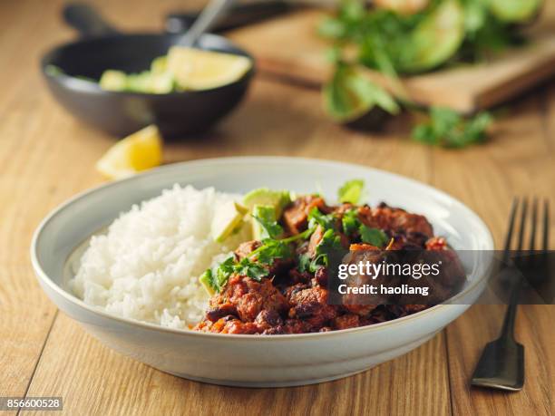 chilli with meat - stew stock pictures, royalty-free photos & images