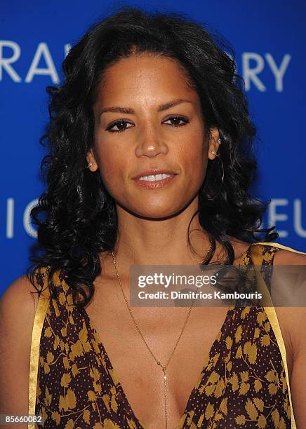 Veronica Webb attends the 2009 American Museum of Natural History's Museum dance at the American Museum of Natural History on March 26, 2009 in New...