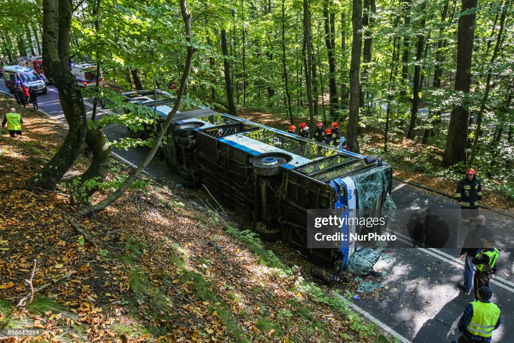 City bus accident in Gdynia, Poland