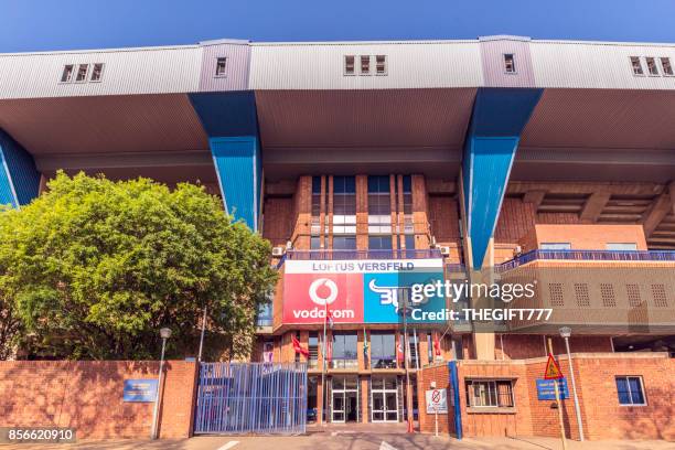 loftus versveldt stadion in pretoria / tshwane - loftus versfeld stadium stock-fotos und bilder