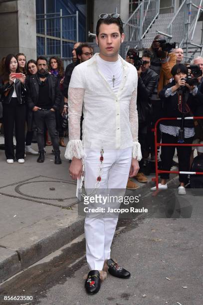 Peter Brant II is seen arriving at Giambattista Valli show during Paris Fashion Week on October 2, 2017 in Paris, France.