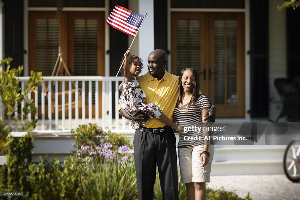 American family portrait