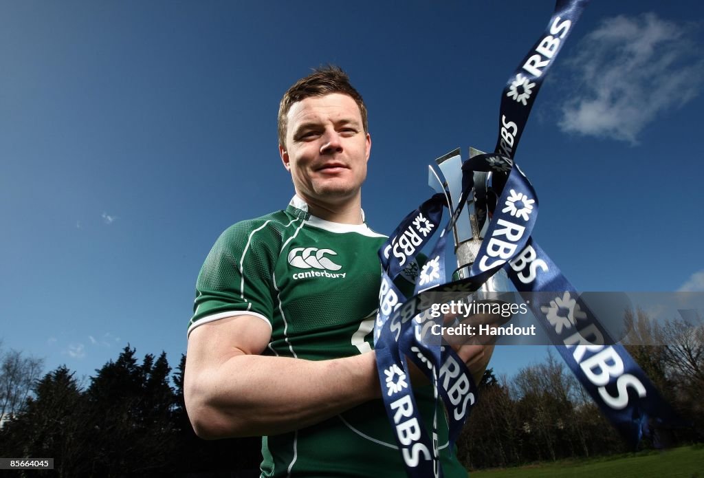 Brian O'Driscoll Receives RBS Player Of The Six Nations Award