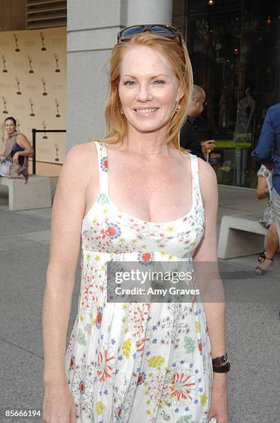 Marg Helgenberger attends the Academy Of Television Arts & Sciences Costume Design & Supervision Peer Group Honoring The 60th Emmy Award Nominees For...