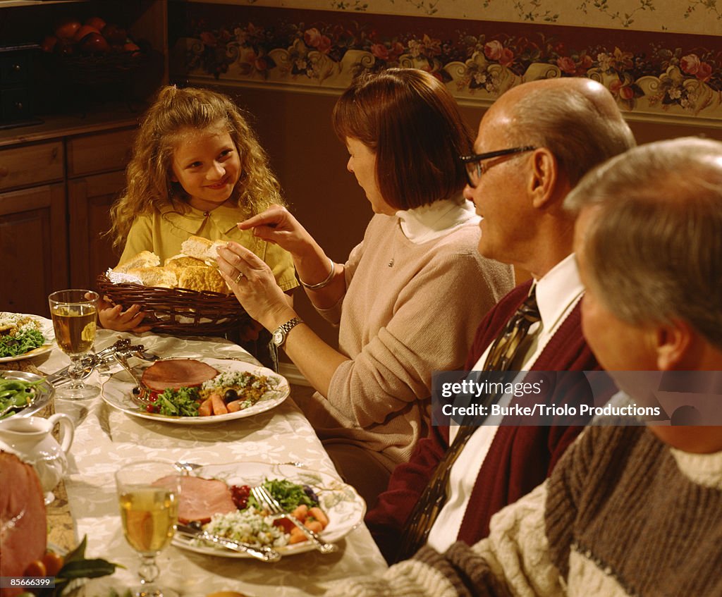 Family Holiday Dinner High-Res Stock Photo - Getty Images