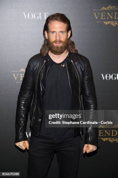 Craig McGinlay attends Vogue Party as part of the Paris Fashion Week Womenswear Spring/Summer 2018 at on October 1, 2017 in Paris, France.