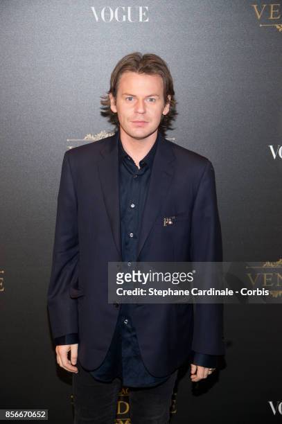 Christopher Kane attends Vogue Party as part of the Paris Fashion Week Womenswear Spring/Summer 2018 at on October 1, 2017 in Paris, France.