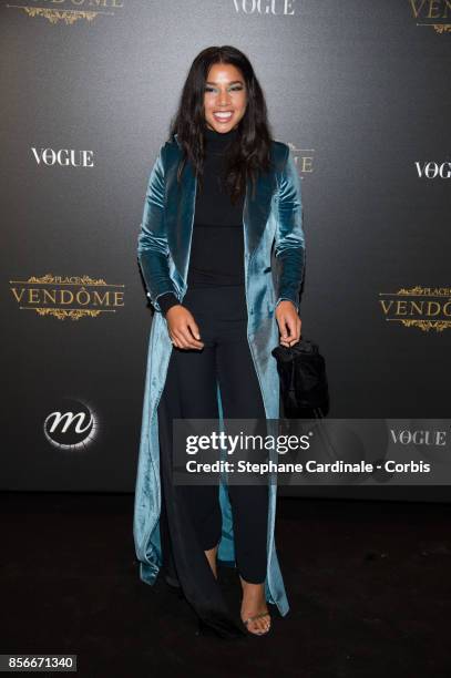 Hannah Bronfman attends Vogue Party as part of the Paris Fashion Week Womenswear Spring/Summer 2018 at on October 1, 2017 in Paris, France.